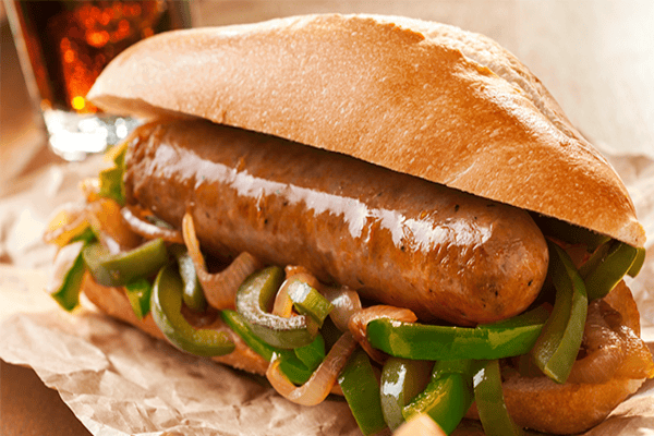 Sausage & Pepper Sandwich
